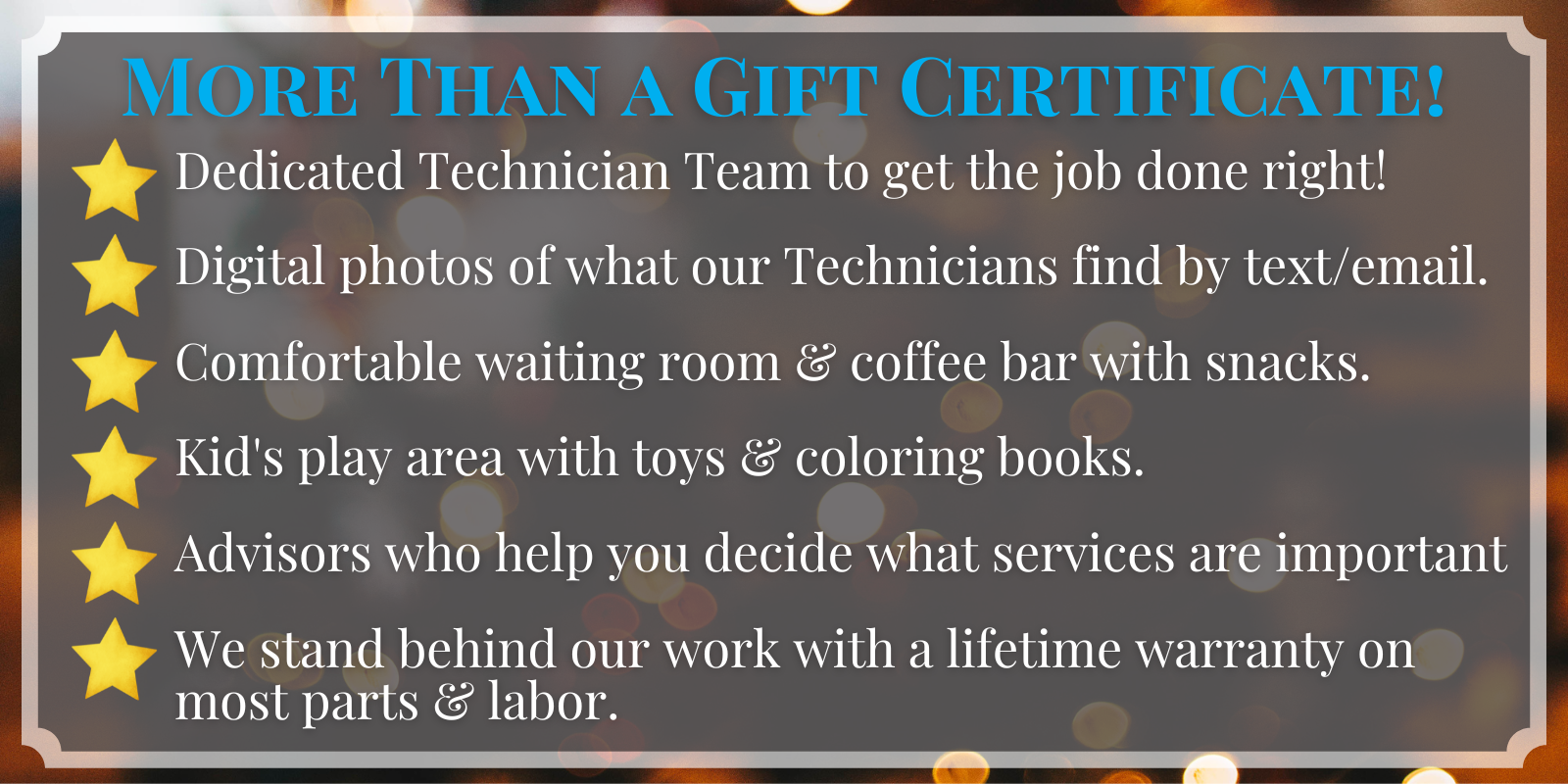 What do you get with service at Graham Auto Repair in Graham, WA and Yelm, WA?